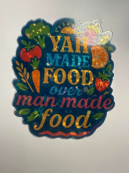 "YAH Made Food" Sticker – Eat What’s True